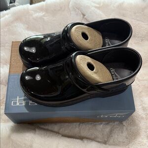 Dansko Glossy Black Clogs